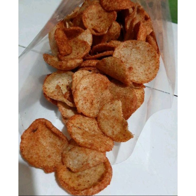 

basreng bulat pedas berat 250 gram