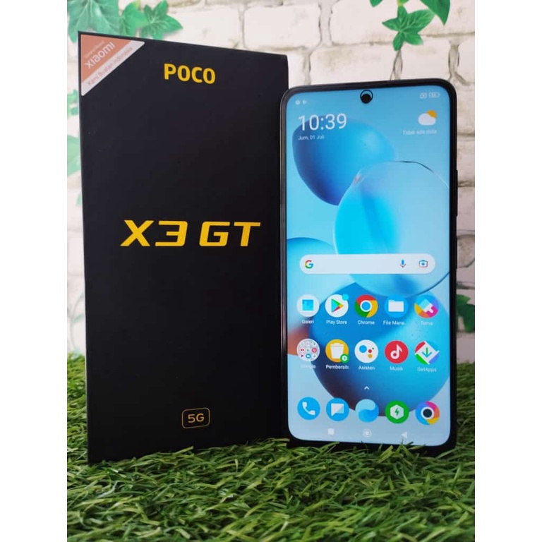 Poco X3 GT 5G Ram 8GB Internal 256GB HP Second Seken Bekas  Fullset [murah]