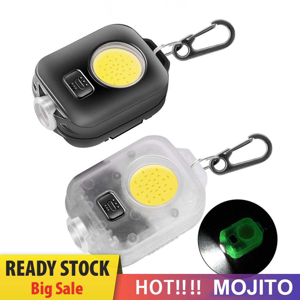 Lampu Senter LED COB Anti Air Dengan Gantungan Kunci Untuk Darurat