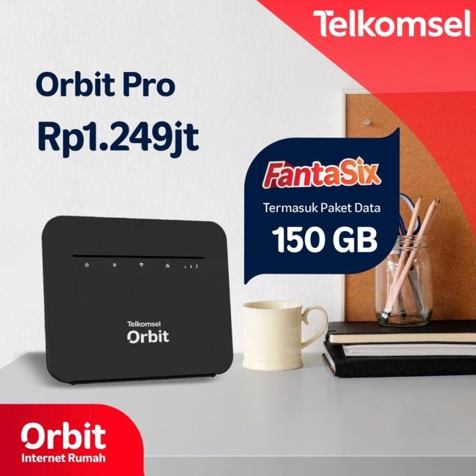 Router Modem Wifi 4G Telkomsel Orbit Pro Unlock All Operator Freekuota