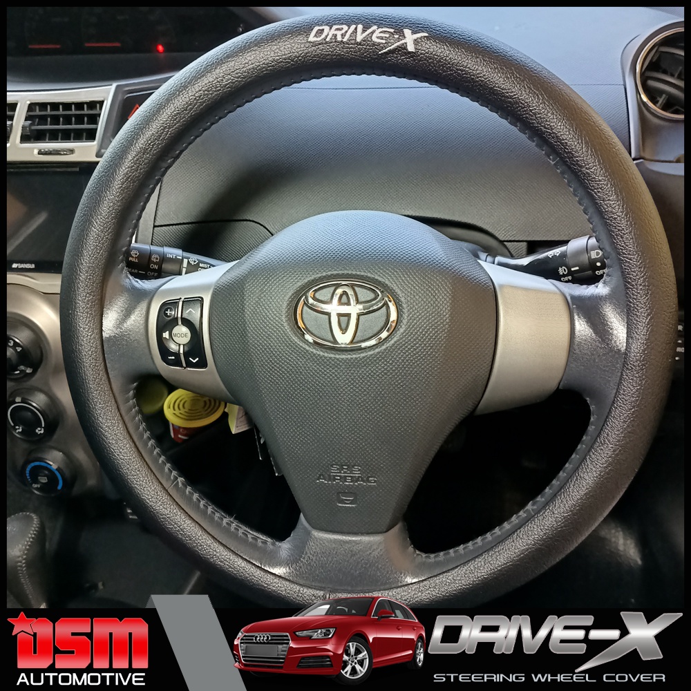 Drive-X Steering Wheel Cover / Cover Stir PU Leather Premium Untuk Semua Type dan Tahun Kendaraan