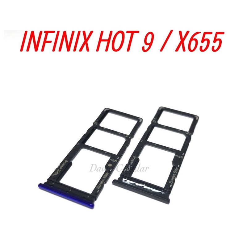 Slot Tempat Dudukan Simcard Simtray Sim Tray Card Lock Infinix Hot 9 X655