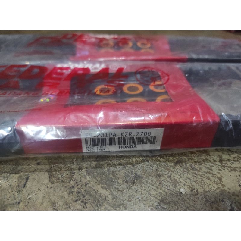 V belt Kit vario 125 old KZR original Federal