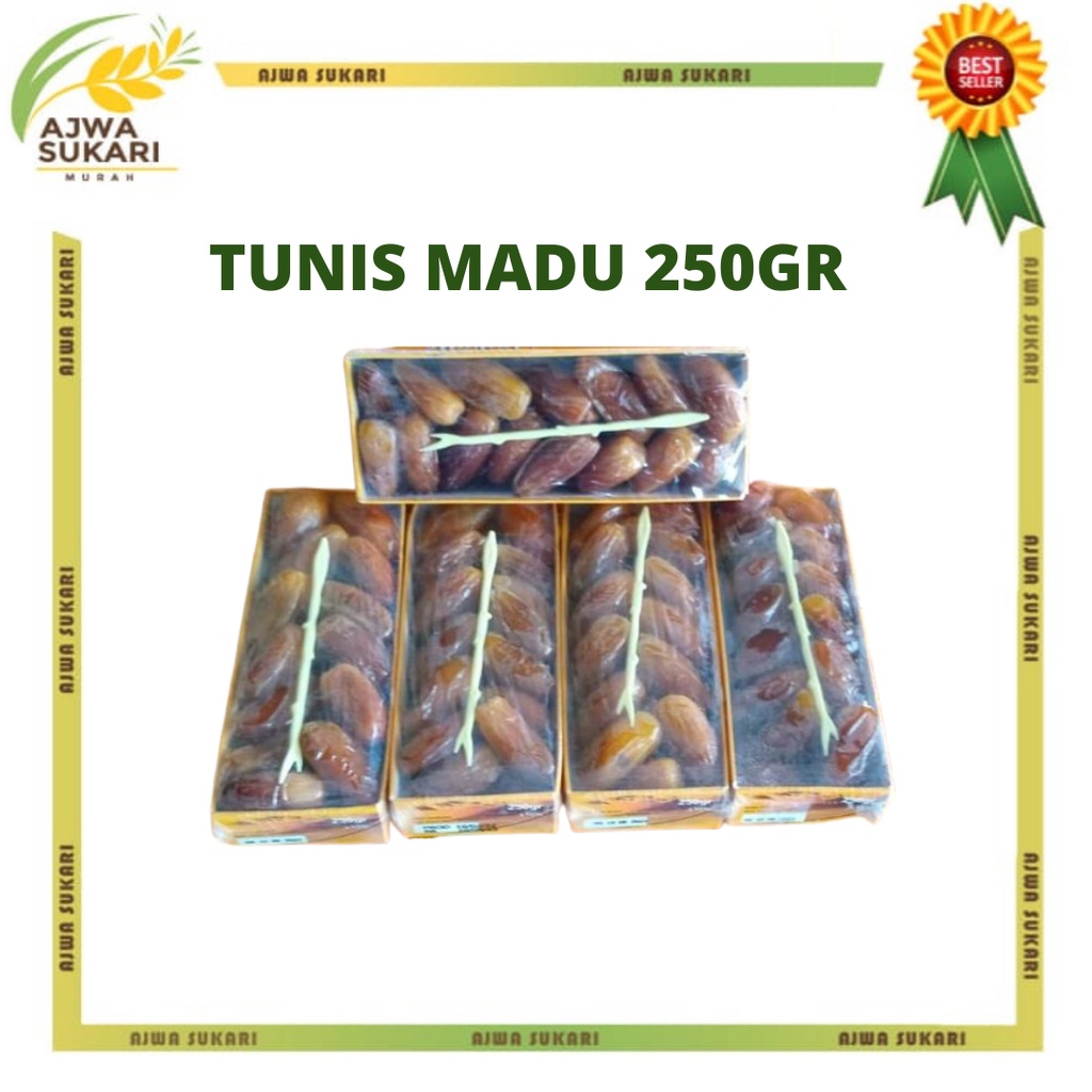 

KURMA TUNISIA MADU TAIBATTE) 250GRAM (Packing dus)