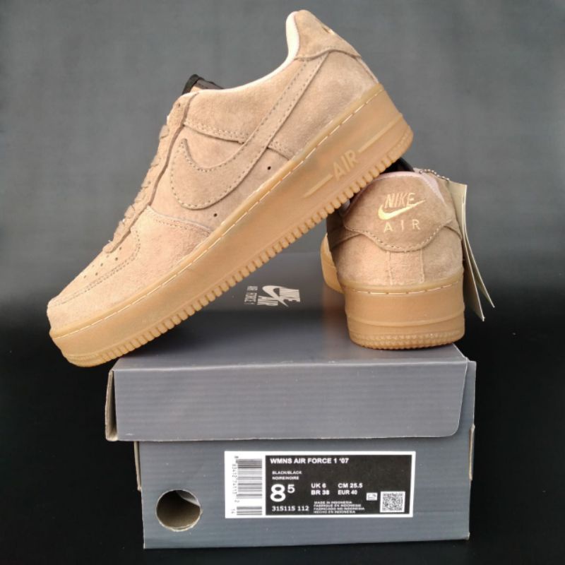 air force 1 coklat