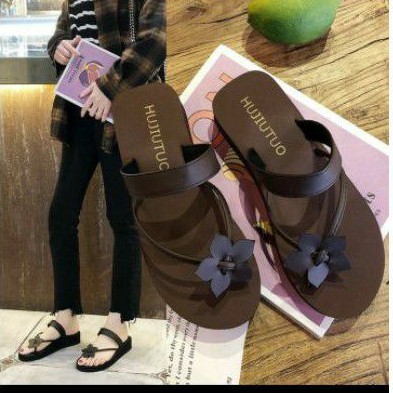 Sandal Wedges Tali BUNGA HUJIUTUO