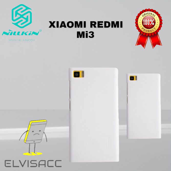 XIAOMI REDMI MI3 NILLKIN HARDCASE FROSTED SHIELD ORIGINAL COLOR WHITEH