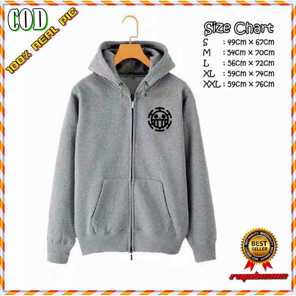 SWEATER HOODIE PRIA  ANIME HEAR PIRATE / HOODIE ZIPPER ANIME BLACK AND MISTY  HOODIE ZIPPER TERLARIS