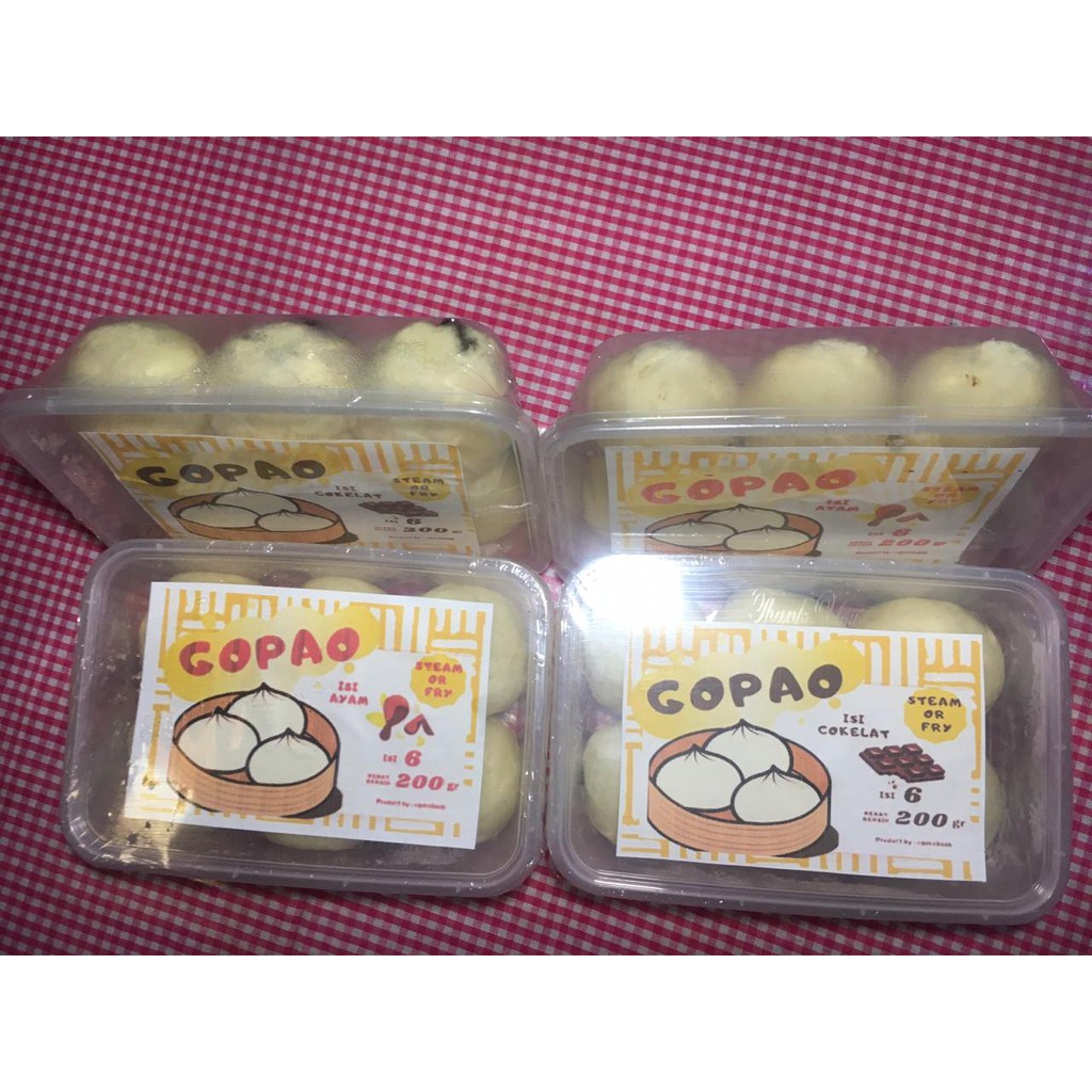 

Bakpao Frozen Coklat Ayam Steamed Bun Roti Kukus Goreng by Gokebaab