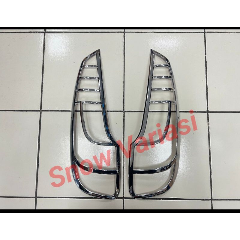 Garnish Lampu Belakang New Sirion 2012 2013 2015 2018 Chrome