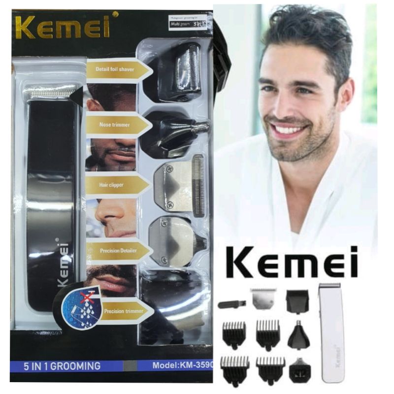 KEMEI KM 3590 CLIPPER/ALAT MESIN CUKUR RAMBUT DAN JENGGOT