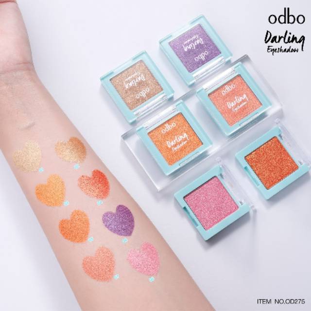 ODBO Darling Eyeshadow #OD275 Thailand / Eye Shadow / Pigmented / Metalic / Glitter