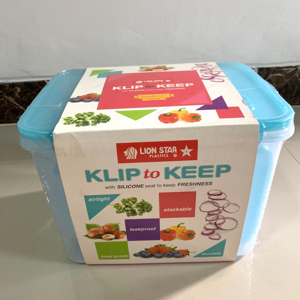 Klip To Keep Lion Star ( SET ISI 6 PCS ) Toples Plastik
