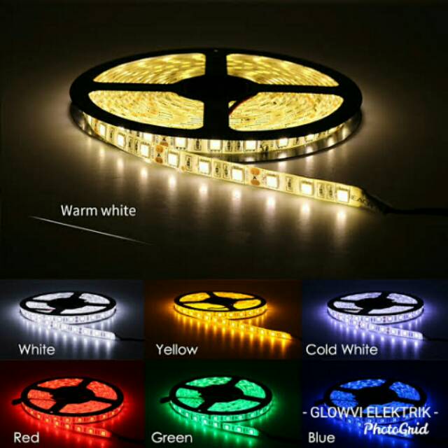 LED STRIP 5050 12 VOLT - LAMPU LED STRIP MATA BESAR
