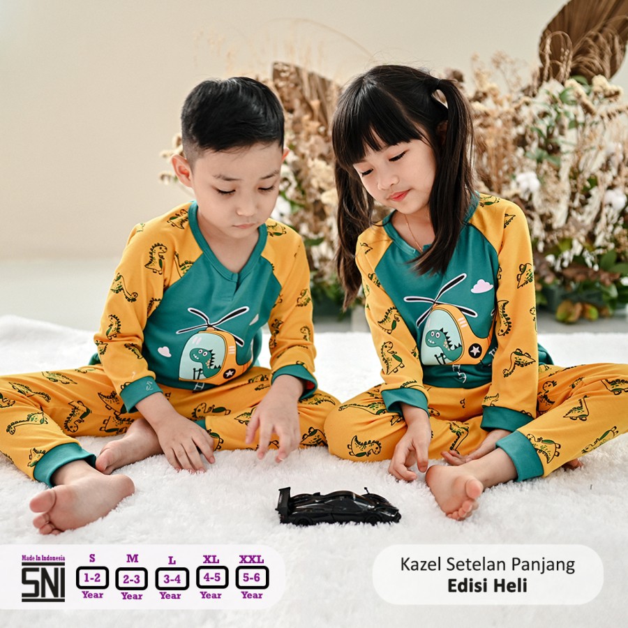 Kazel - Setelan Panjang Motif