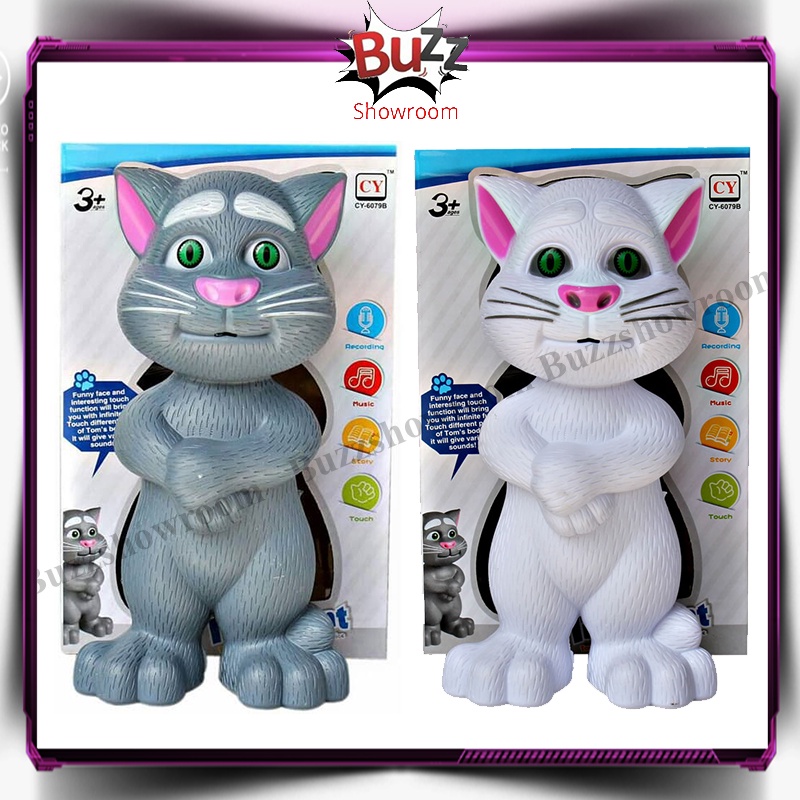 Mainan Tomcat Intelligent Talking TOM Boneka Kucing Bisa Bernyanyi dan berbicaraa