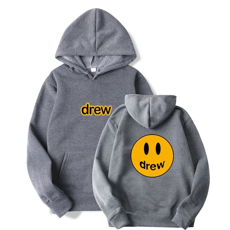 DREW FONT Jumper Hoodie II DREW FONT Sweater Hoodie II Sweter Oblong Topi Sz M - XL ( Pria &amp; Wanita / Anak &amp; Dewasa )