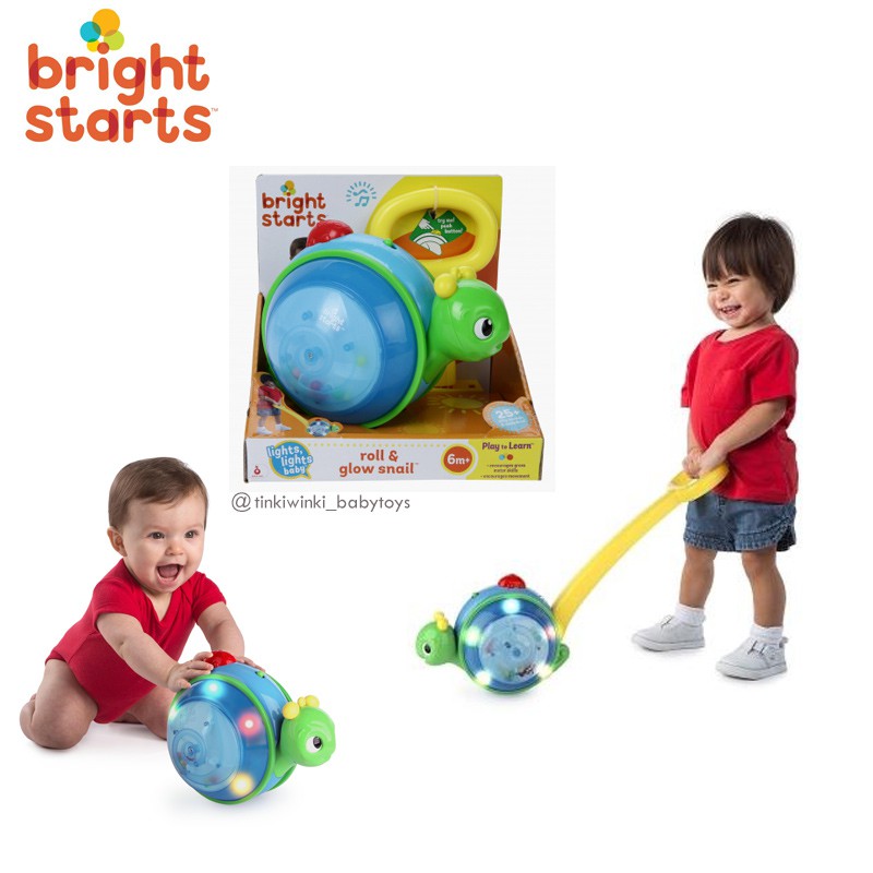 Bright Starts Snail Roller/Roll and Glow Snail
