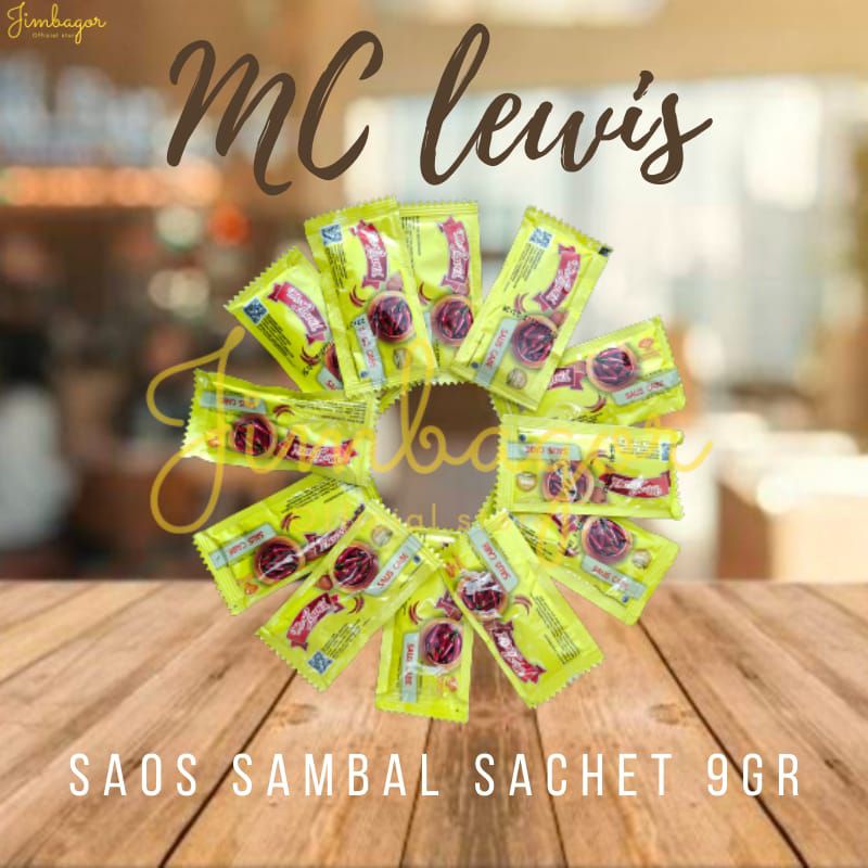 

MC lewis saos sambal sachet 9gr Ecer