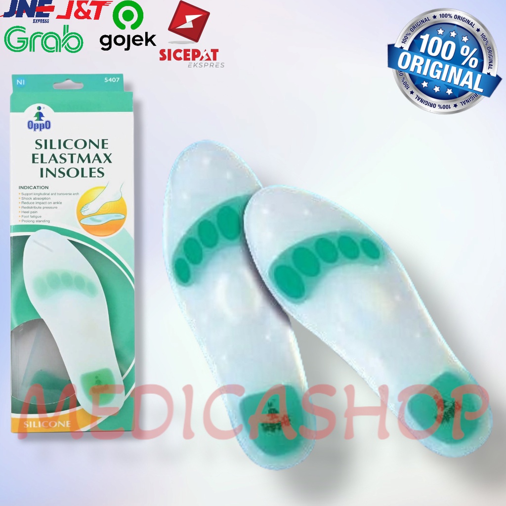 Oppo 5407 Silicone Elatmax Insoles New Original/Penyangga Telapak Kaki