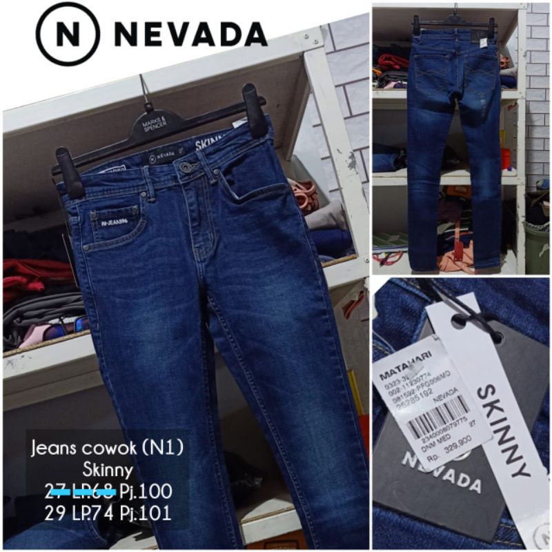 CELANA JEANS NEVADA PRIA SKINNY BRANDED MATAHARI MURAH CLNJNSNVD662