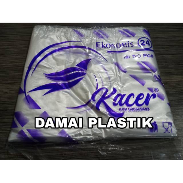 HD Kantong Plastik Kresek Ekonomis Bening Embos uk 24