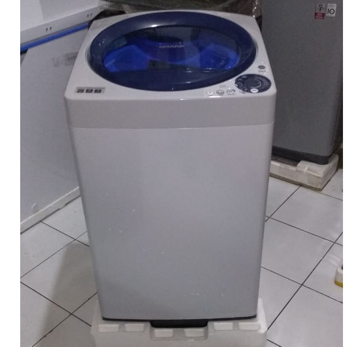 SHARP ES-M906P MESIN CUCI AUTOMATIC 9 KG STAINLESS (NEW) (KHUSUS BANDUNG)