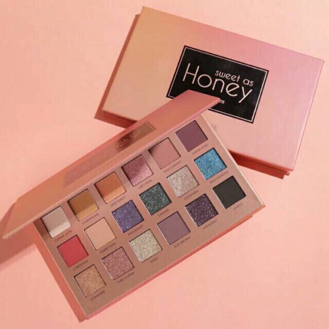 Focallure New 18 Colors SWEET AS HONEY Eyeshadow Palette With Mirror| FA40