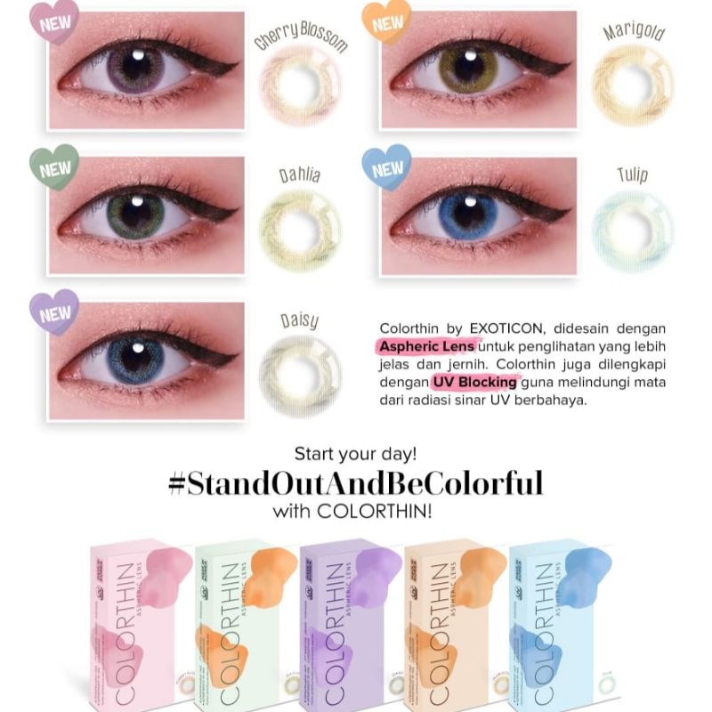 softlens korea warna Aspheric Colorthin