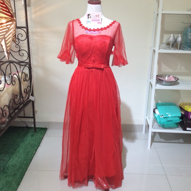 TOP GAUN PENGANTIN IMPORT BRIDESMAID RED