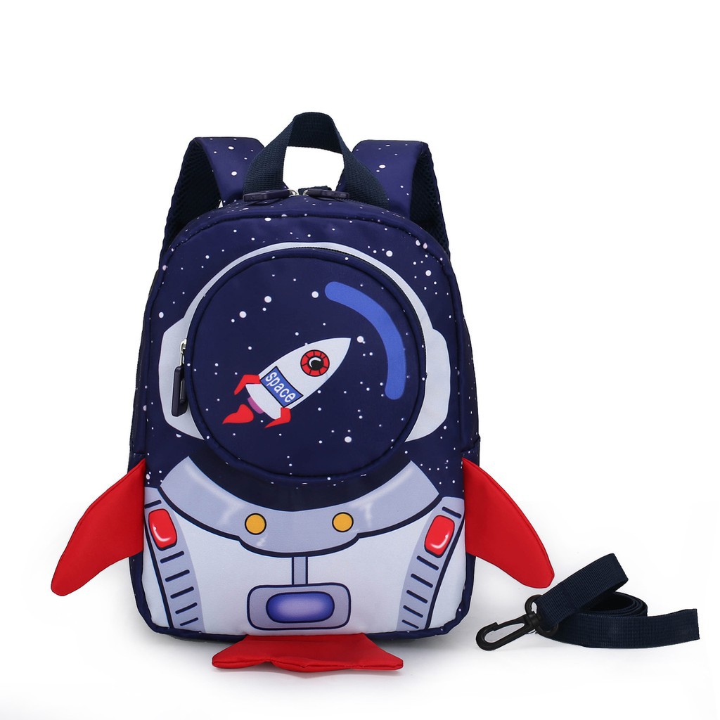 HappyOliver TAS ROCKET FLY BACKPACK tas import anak resleting tRansel anak laki perempuan tas ransel anak tas sekolah paud