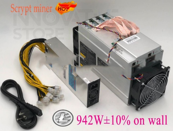 ANTMINER L3++ 580M (with psu) scrypt miner LTC Mining