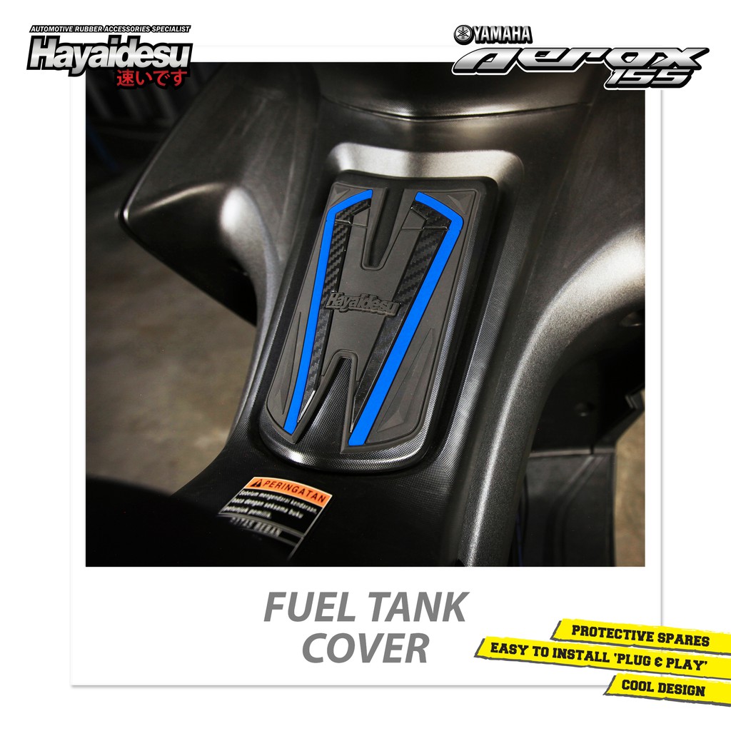 

Hayaidesu Tank Pad Protector Cover Yamaha Aerox Aksesoris Decal Variasi Carbon Pelindung Tutup Tanki