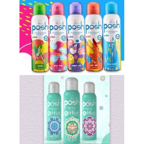 (150ml) posh body spray parfume