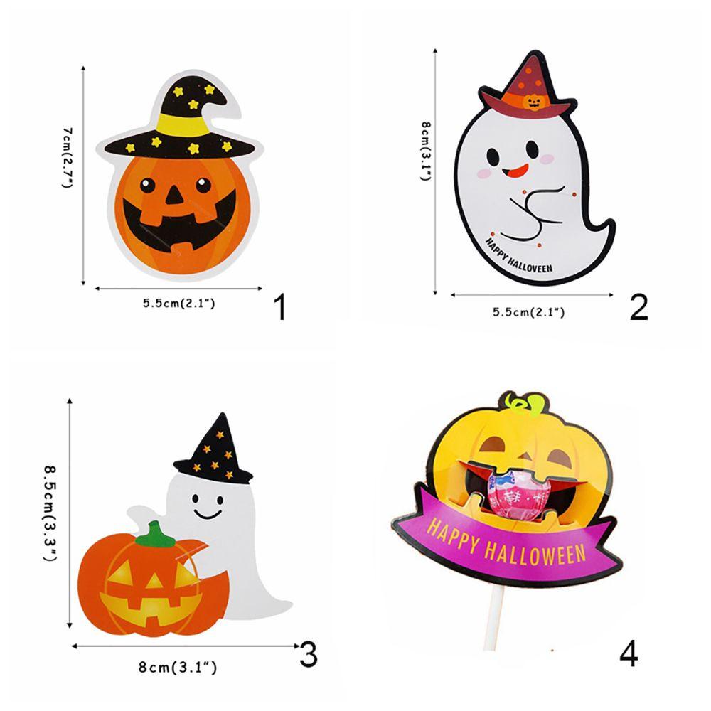 Lanfy Dekorasi Permen Hantu 50pcs/lot Hadiah Anak Hari Anak Untuk Balita Kartu Kertas Halloween