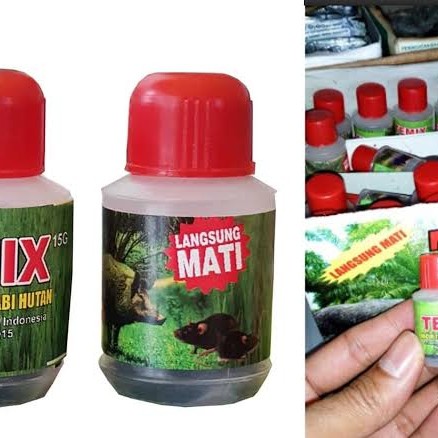 Racun Tikus TEMIX 15 G Racun Tikus Langsung Mati/Racun Babi Hutan Temix Asli Original