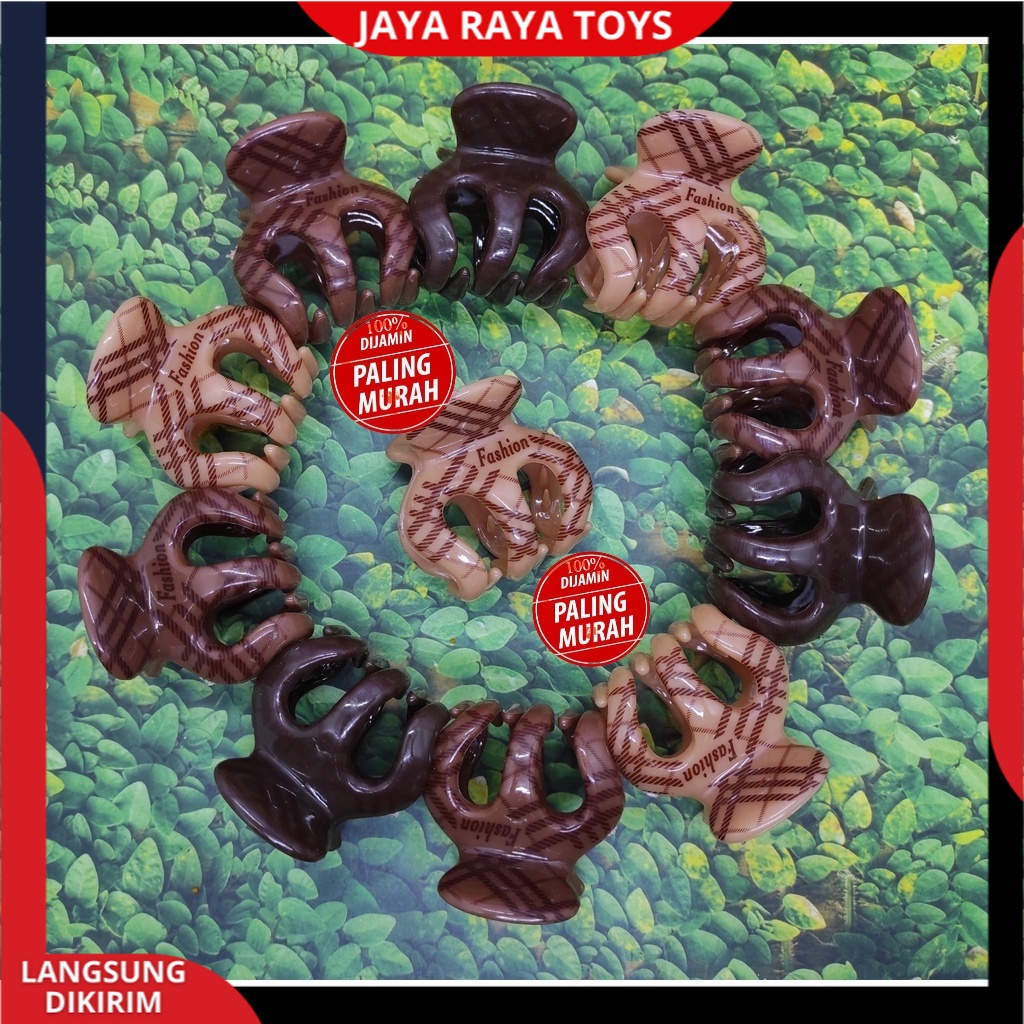 Jedai tiga jari Cakar 3 Jepit matte /Jepitan Rambut 1pc Bisa Cod