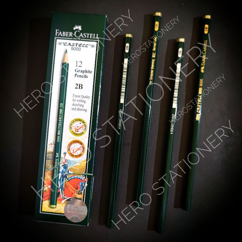 

Pensil 2B pencil faber-castell asli/original untuk ujian LJK komputer . 12 unit