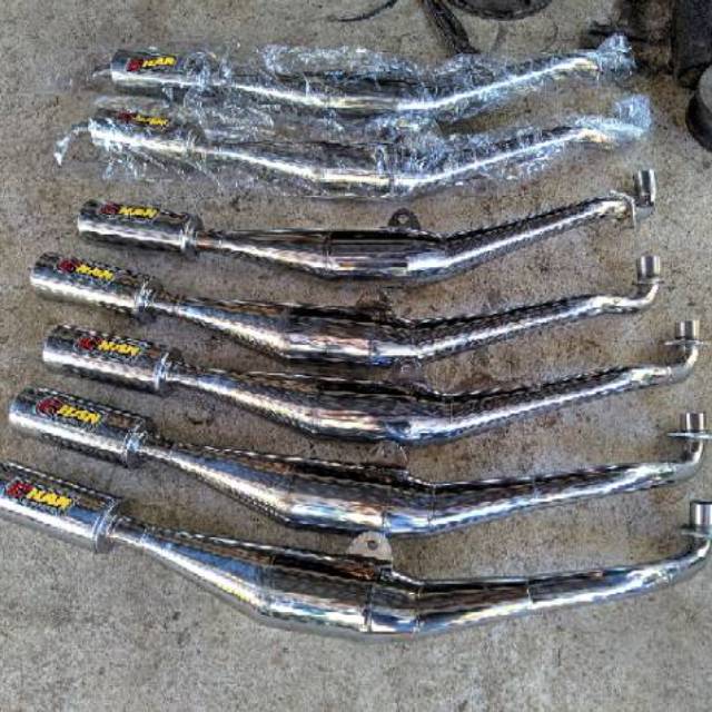 Knalpot fiz r ,fiz,force one standar racing Chan Racing Full krum-2