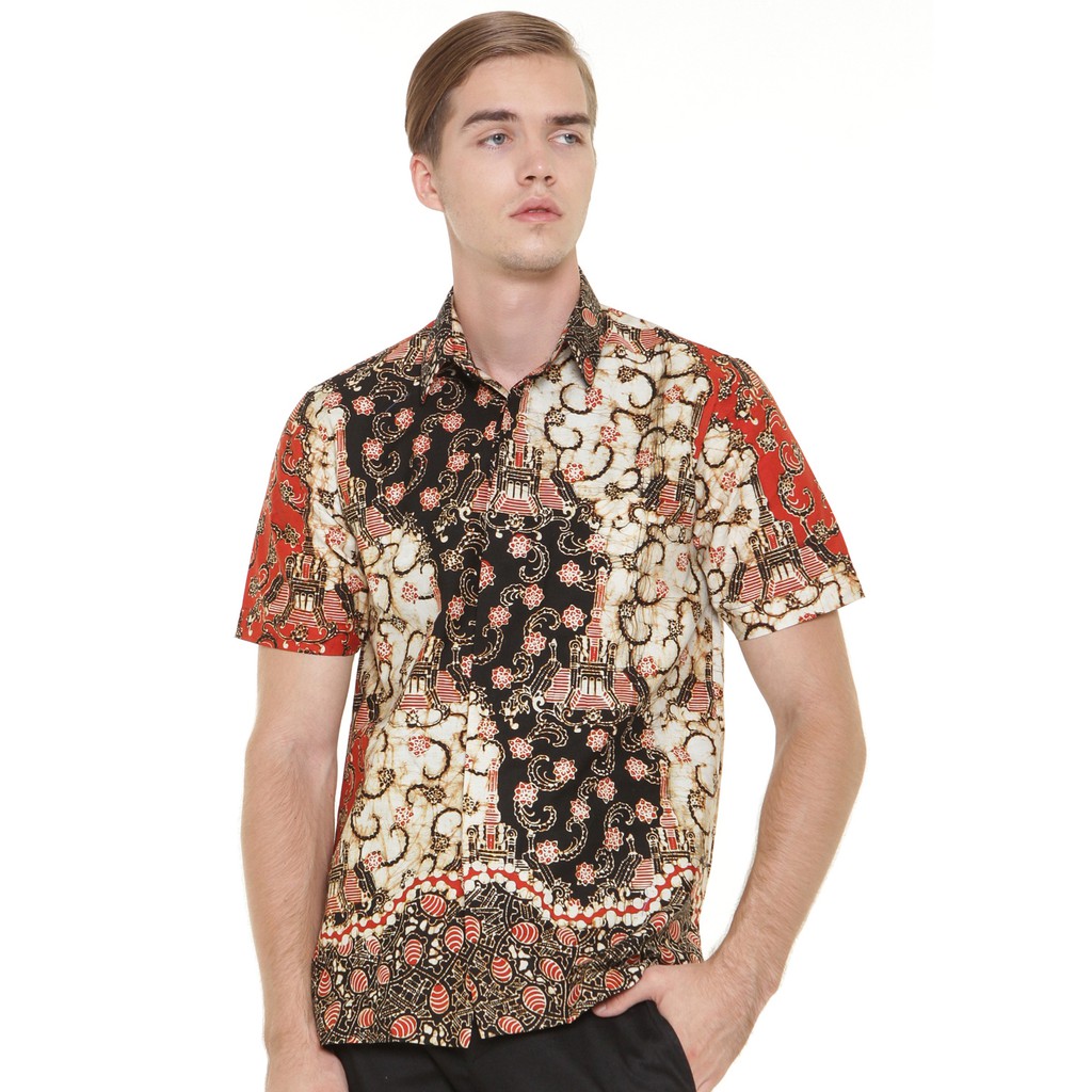 Model Baju Batik Pria Cap Asli Jambi Berkualitas - Zallatra R8