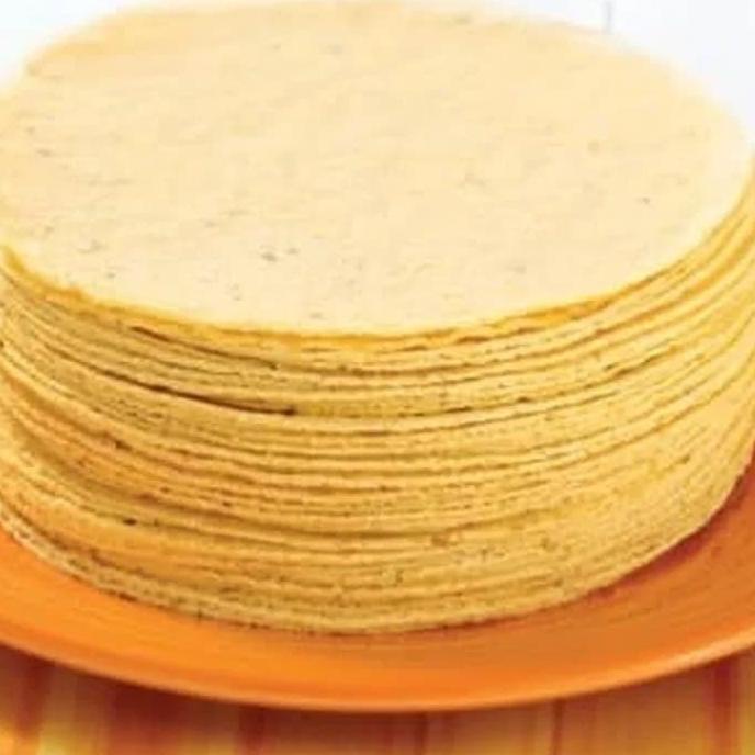 

Yellow corn tortilla / corn tortila 15cm 500gr / tortilla jagung TERLARIS TERPERCAYA ORIGINAL