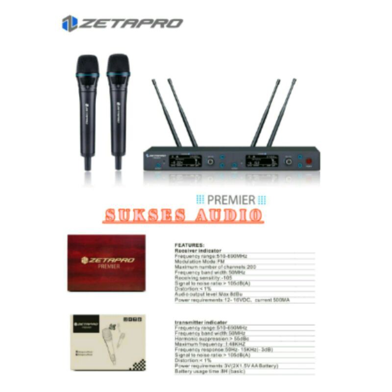Mic Wireless ZETAPRO PREMIER ORIGINAL 5G HARDCASE