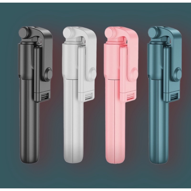 TRIPOD TONGSIS 3 in 1 / TONGSIS WIRELESS / TRIPOD BLUETOOTH REMOTE CONTROL / SELFIE STICK TRIPOD 360°, Tripod Bluetooth Selfie Stick LED Flash With Fill Light Tripod Expandable Tongsis Youtuber Live Broadcast Vlog Murah Import