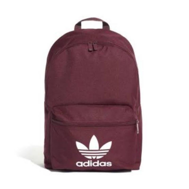 Adidas Adicolor Classic Backpack Maroon - Adidas Backpack Original 100%