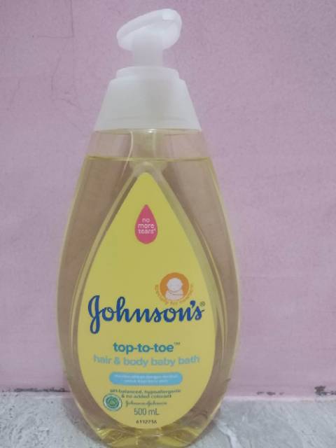 Johnson’s Baby Top To Toe Wash, Milk&amp;Rice, cotton Touch body&amp;face top To Toe 500ml