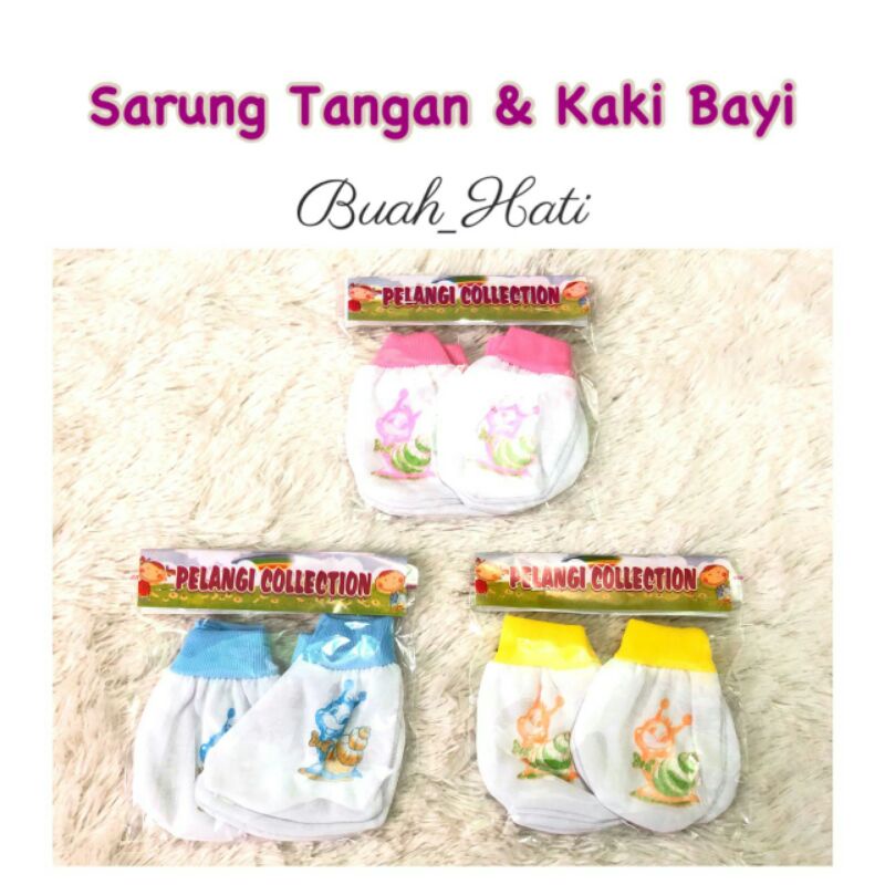 Isi 3 SARUNG TANGAN DAN KAKI BAYI NEWBORN