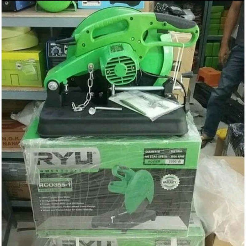 Mesin Cut Off RYU 14” RCO355-1 / Mesin Potong Besi RYU 14 inch