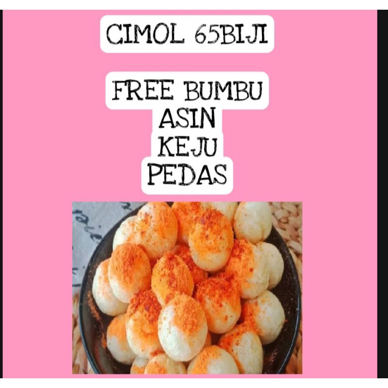 

Cimol Murah 65biji Free 3 Bumbu