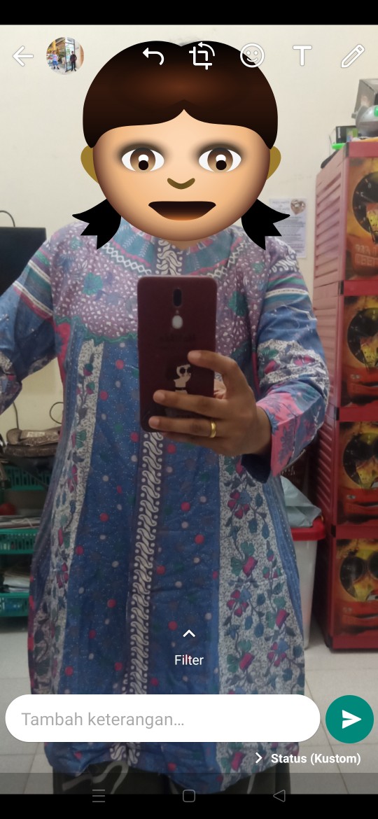 Batik Tunik Solo Terbaru Pekalongan Original Zipper M L Xl Xxl Xxxl Td 035