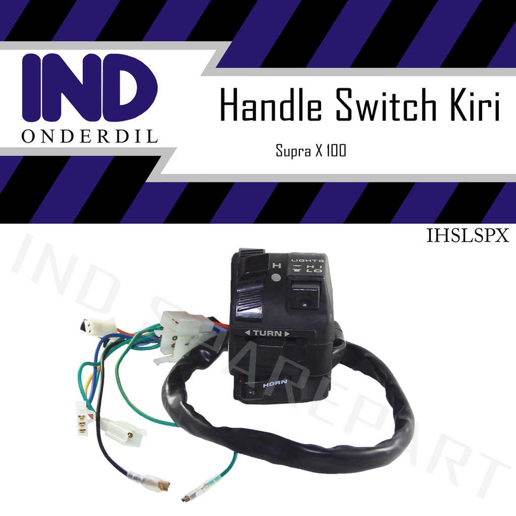 Holder-Handle Saklar-Switch Kiri-Left Supra X 100 Lama